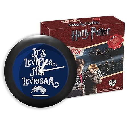 Mc Sid Razz Harry Potter - Leviosa | Table Clocks |Desk Clock | Table Clock for Home Decor |Table Clock for Office, Official Licensed by Warner Bros, USA