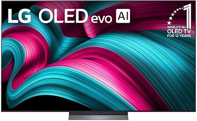 LG 77-Inch Class OLED evo AI Super Upscaling 4K C5 Series Smart TV w/Dolby Atmos & Vision, HDR10, Filmmaker Mode, Wow Orchestra, Alexa Built-in (OLED77C5PUA, 2025)