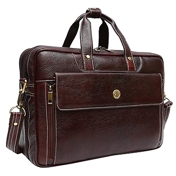 Hammonds Flycatcher Leather 20 Ltrs Brown Messenger Bag