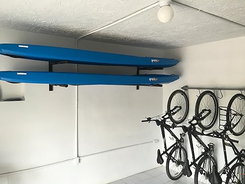 Paddleboard Paddle COR Surf Double Wall Rack – Heavy-Duty SUP & Surfboard Storage For Your Garage Surf Board Racks For Wall Paddleboard Paddle COR Surf Double Wall Rack – Heavy-Duty SUP & Surfboard Storage For Your Garage Surf Board Racks For Wall