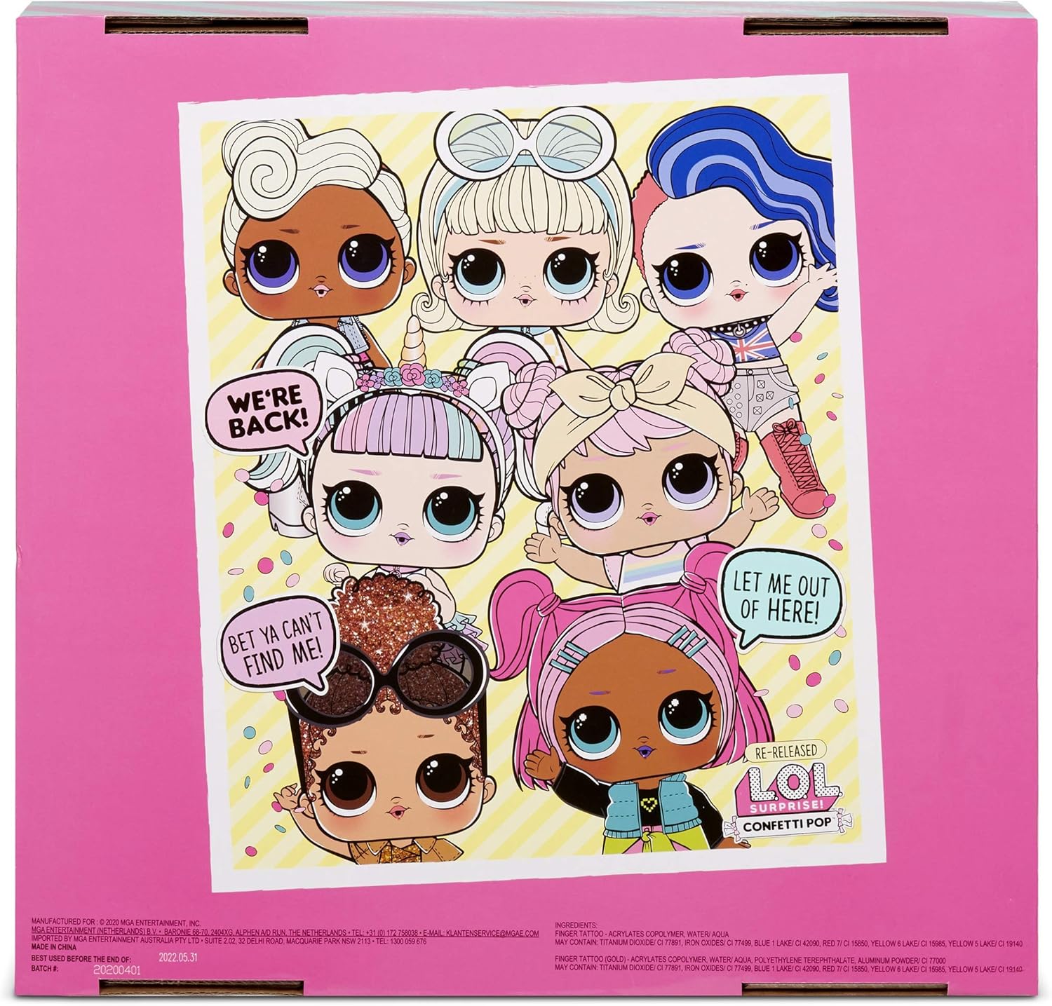 lol confetti pop unicornio