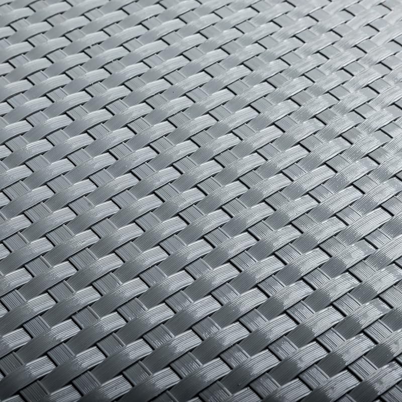 RattanArt 1m x 1m Light Grey Rattan Weave Privacy Screen Garden Fence Balcony