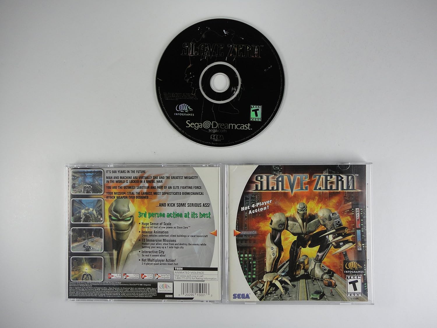 slave zero dreamcast