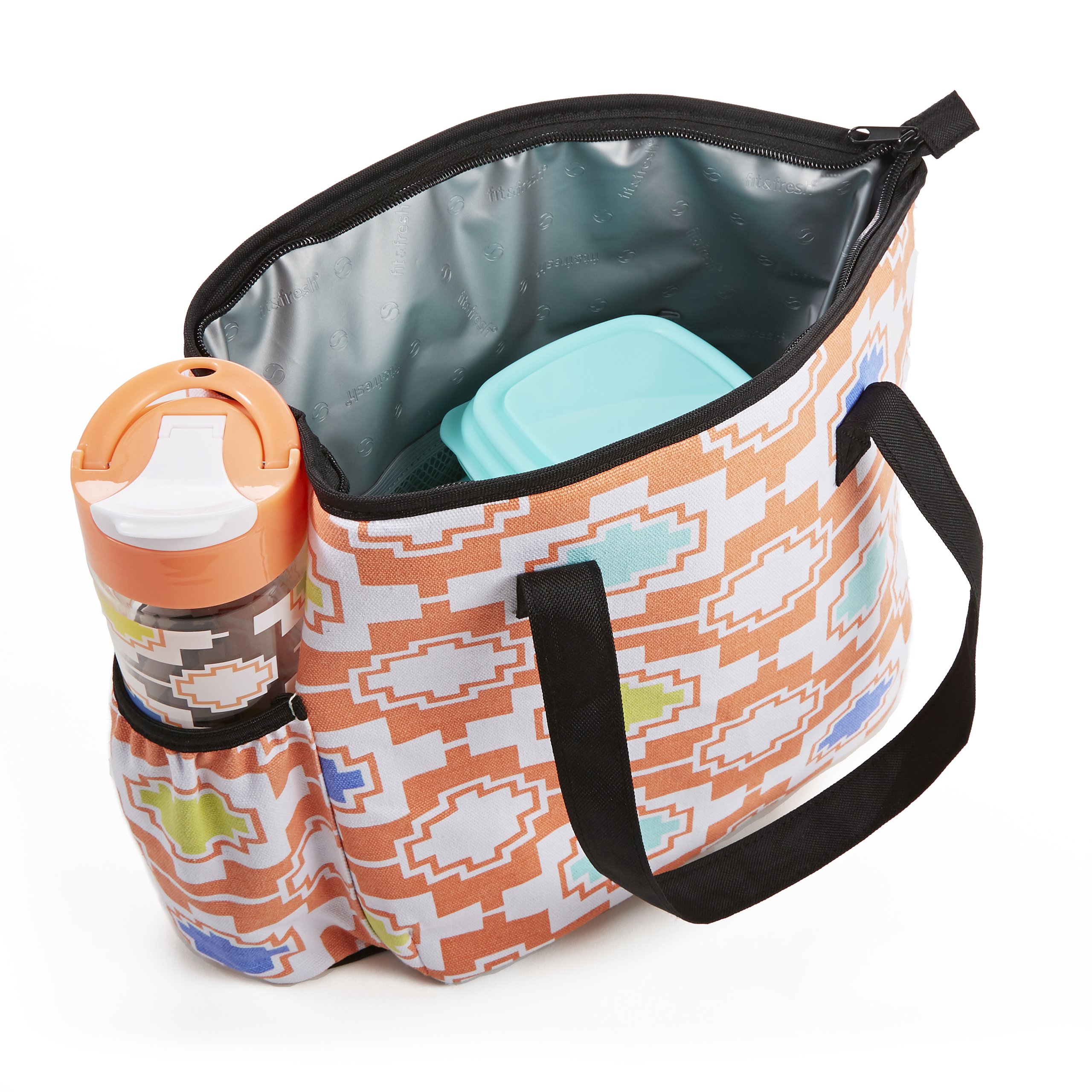 Fit Fresh Huntsville Lunch Bag Kit for Women, Includes Container Set