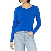 Amazon Essentials Women's Regular-Fit Long-Sleeve Crewneck T-Shirt (Available in Plus Size)