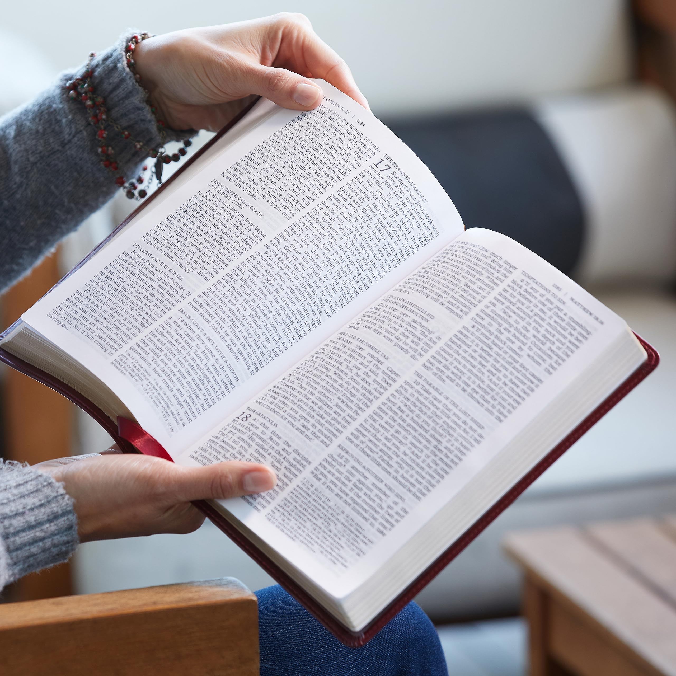 NRSV Large Print Standard Catholic Bible, Red Leathersoft (Comfort Print, Holy Bible, Complete Catholic Bible, NRSV CE): Holy Bible NRSV Large Print Standard Catholic Bible, Red Leathersoft (Comfort Print, Holy Bible, Complete Catholic Bible, NRSV CE): Holy Bible Imitation Leather
