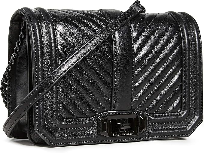 rebecca minkoff love small chevron quilted leather crossbody