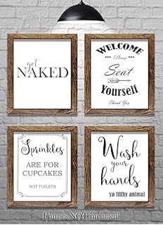 Bathroom Wall Decor Bathroom Sayings A Buy Online In China At Desertcart