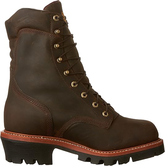 chippewa logger boots non steel toe