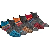 Saucony Men
s RunDry Mesh Ventilating Comfort Fit Performance Tab Socks, Available in M-XL (6, 12 Pairs)