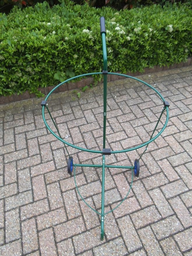 GARDEN REFUSE SACK HOLDER WASTE CART BIN LINER WHEELED HOLDER Amazon