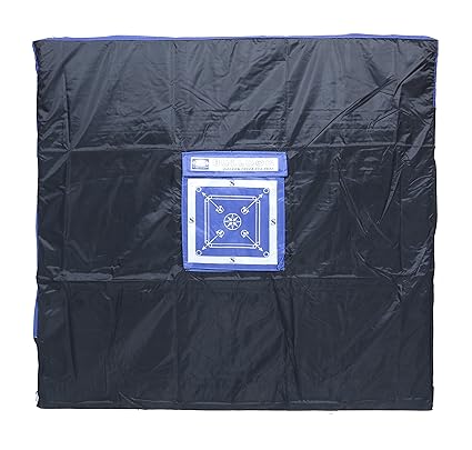 KD Carrom Board Cover Champion Board Quality Full Cover with Extra Pocket for Coins, Striker & Powder
