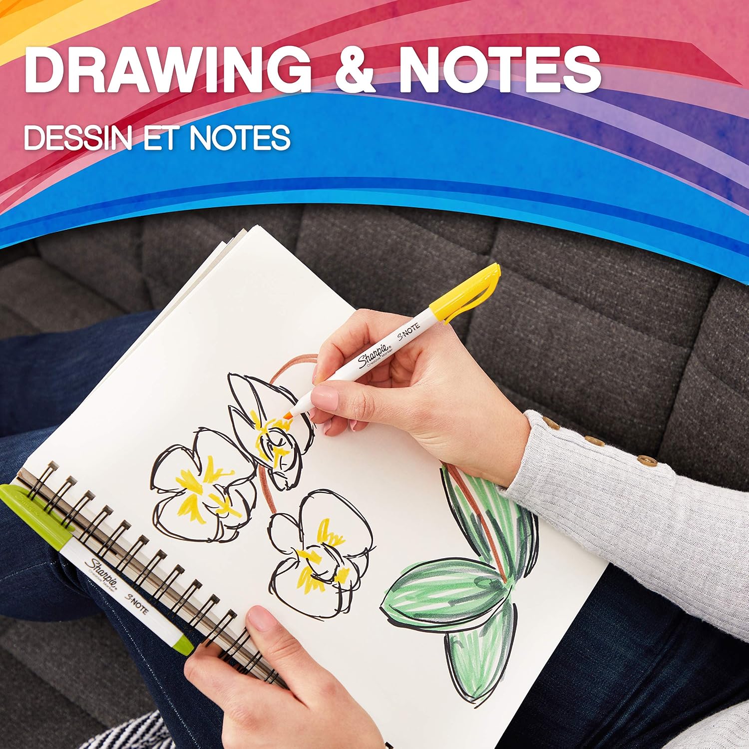 Sharpie SNote rotuladores creativos de colores Para