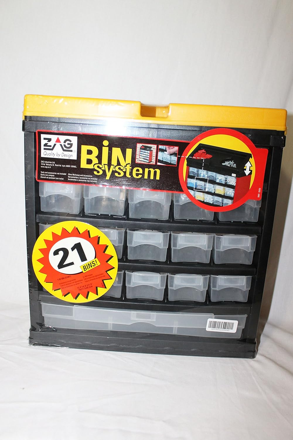 Zag Bin System 21 drawer freestanding storage unit Amazon.co.uk