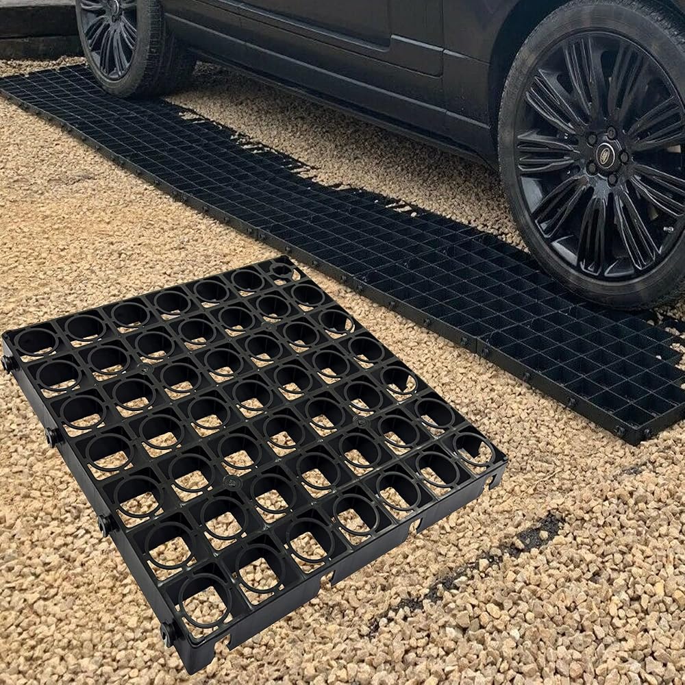 STORM TRADING Driveway Grid Paving for Grass Lawn Shed Gravel 4 Grids