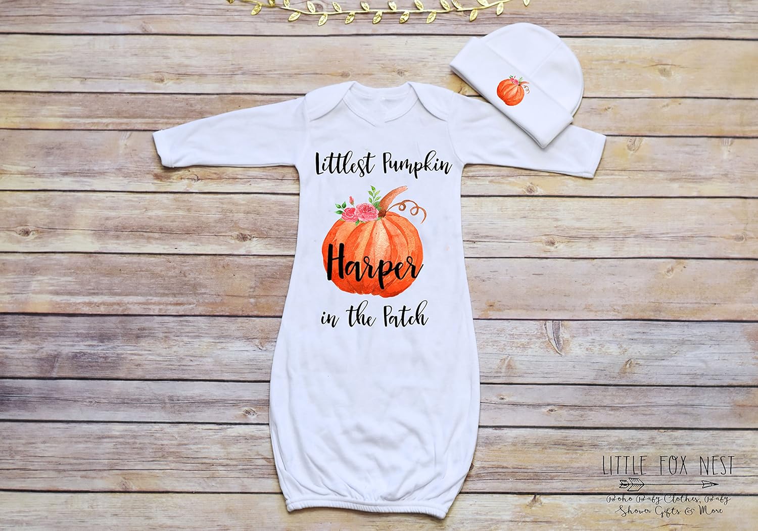 pumpkin onesie newborn