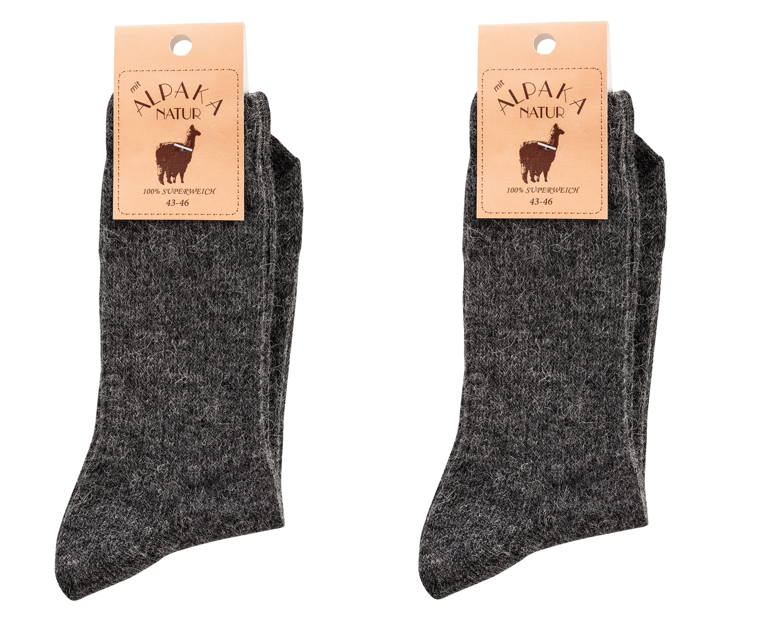 Leo Design Wool Socks, Lambs Wool & Alpaca Blend, 2 pair Norwegian Socks for Men & Women, Thin blend Thermal Socks Winter Walking Boot Dress Socks (Charcoal, 3-5)