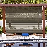 Patio Paradise Shades Roll Up Outdoor 5'Wx14.5'H