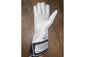 EPT Bull Ropes Bull Riding Glove Adult Master Bulls White Cow Hide Leather Sz: 7.0-10.5