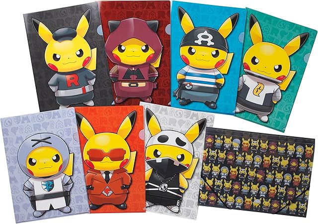 Amazon Co Jp ポケモンセンターオリジナル ケース入りクリアファイルセット 団員ごっこピカチュウ おもちゃ