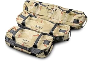 XPRT Fitness Workout Sandbag for Heavy Duty Workout Cross Training 7 Multi-positional Handles - Color Army Green/Black/Camo