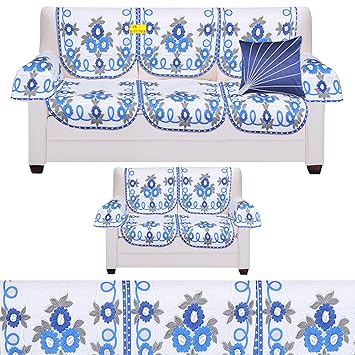 Buy Fab Nation Premium Net Polyester Fabric Sofa And Arm Covers