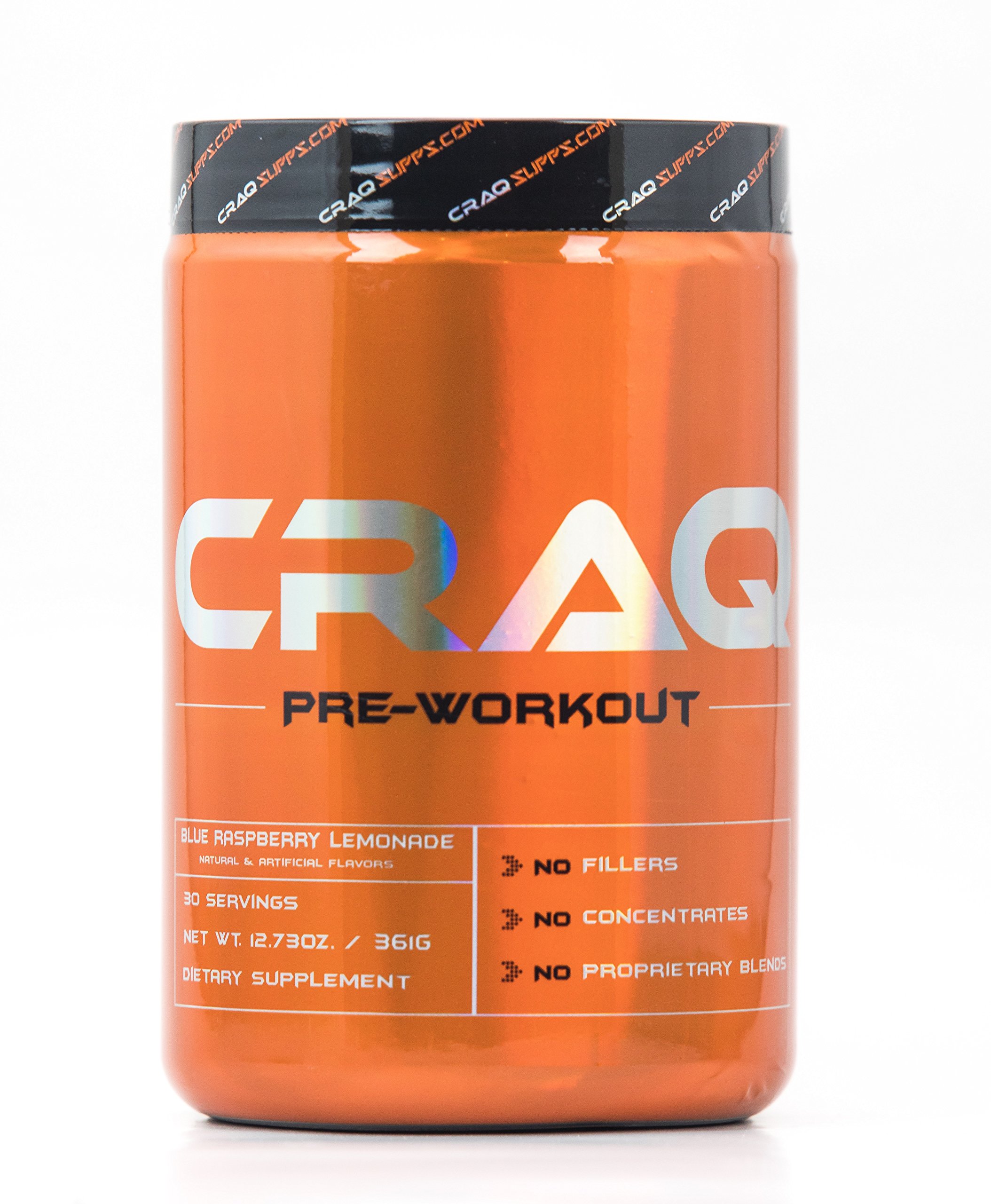 CRAQ Pre Workout Maximum Energy & Nitric Oxide Booster
