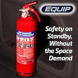 Equip 1KG ABC Dry Chemical Fire Extinguisher with Wall Bracket Home Car Use view 6