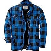 Legendary Whitetails Men's Wool Blend Jacket Quilted Satin Insulated Sleeves Sherpa Lined