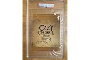 OZZY OSBOURNE HAND SIGNED PATIENT NUMBER 9 CD INSERT PSA SLABBED