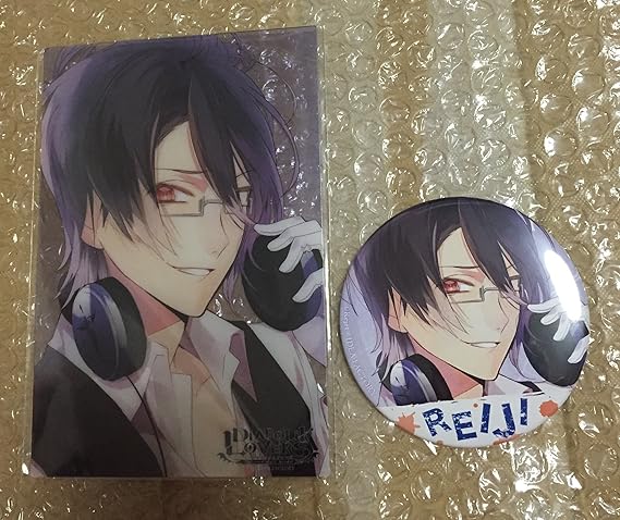 Amazon Skit Dolce 限定 Diabolik Lskit Dolce 限定 Diabolik Lovers More Character Song くじ D賞 クリア ブロマイド 缶バッジ 計2点セット Rejet オトメイト ディアボリックラヴァーズ ディアラバ 逆巻 レイジ 逆巻兄弟 缶バッジキャラクターソング キャラソン
