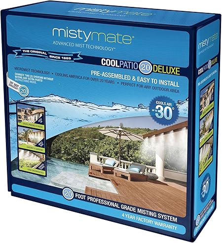 Mistymate 16021 Cool Patio 20 Deluxe Outdoor Misting Kit Amazon Ca Patio Lawn Garden