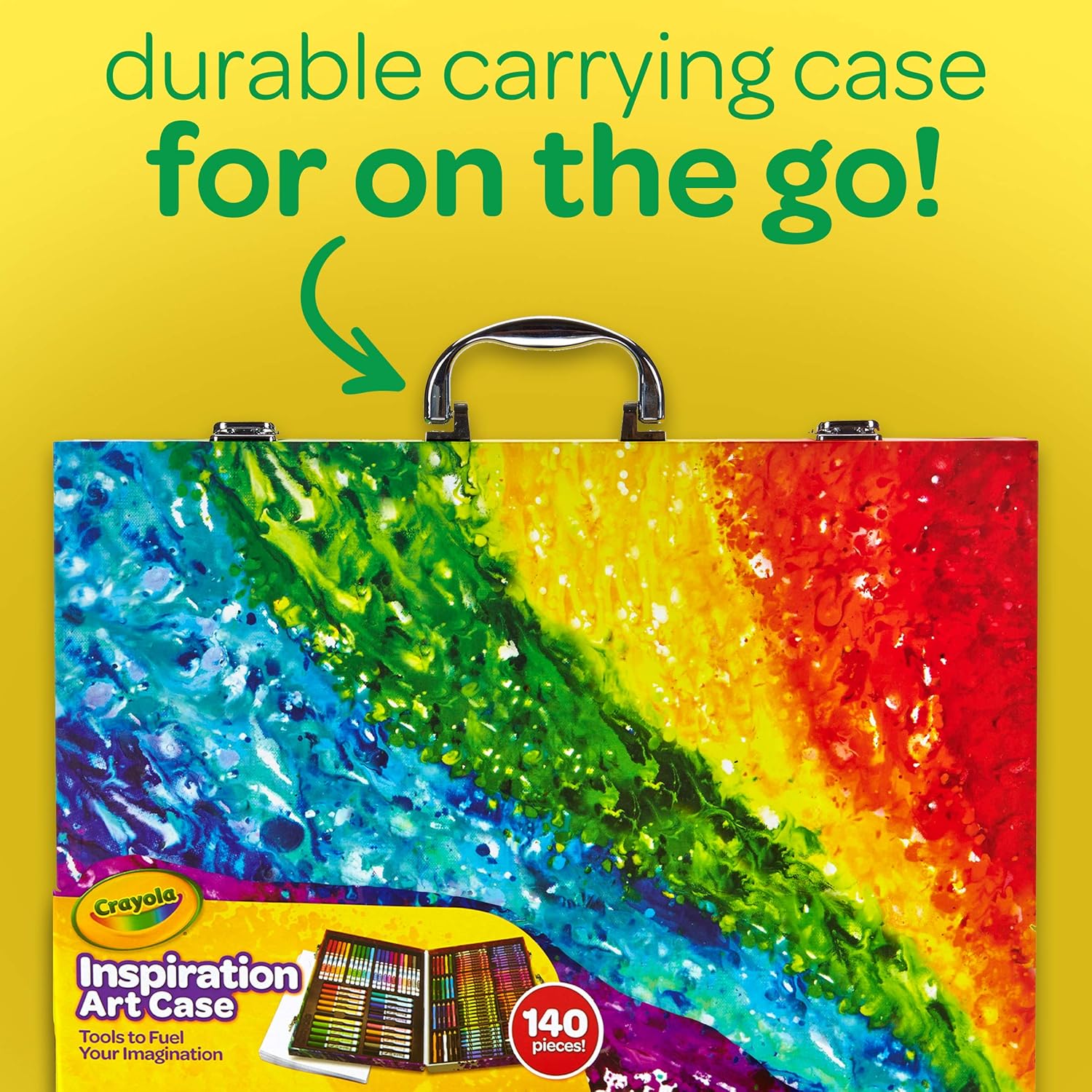 Crayola Inspiration Art Case Coloring Set, Gift for Kids, 140 Art Supplies: Toys & Games