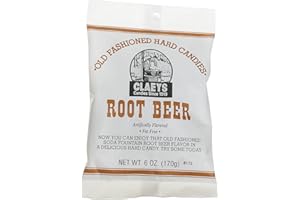 CLAEYS Claey's, Old Fashioned Hard Candy Root Beer, 6 oz