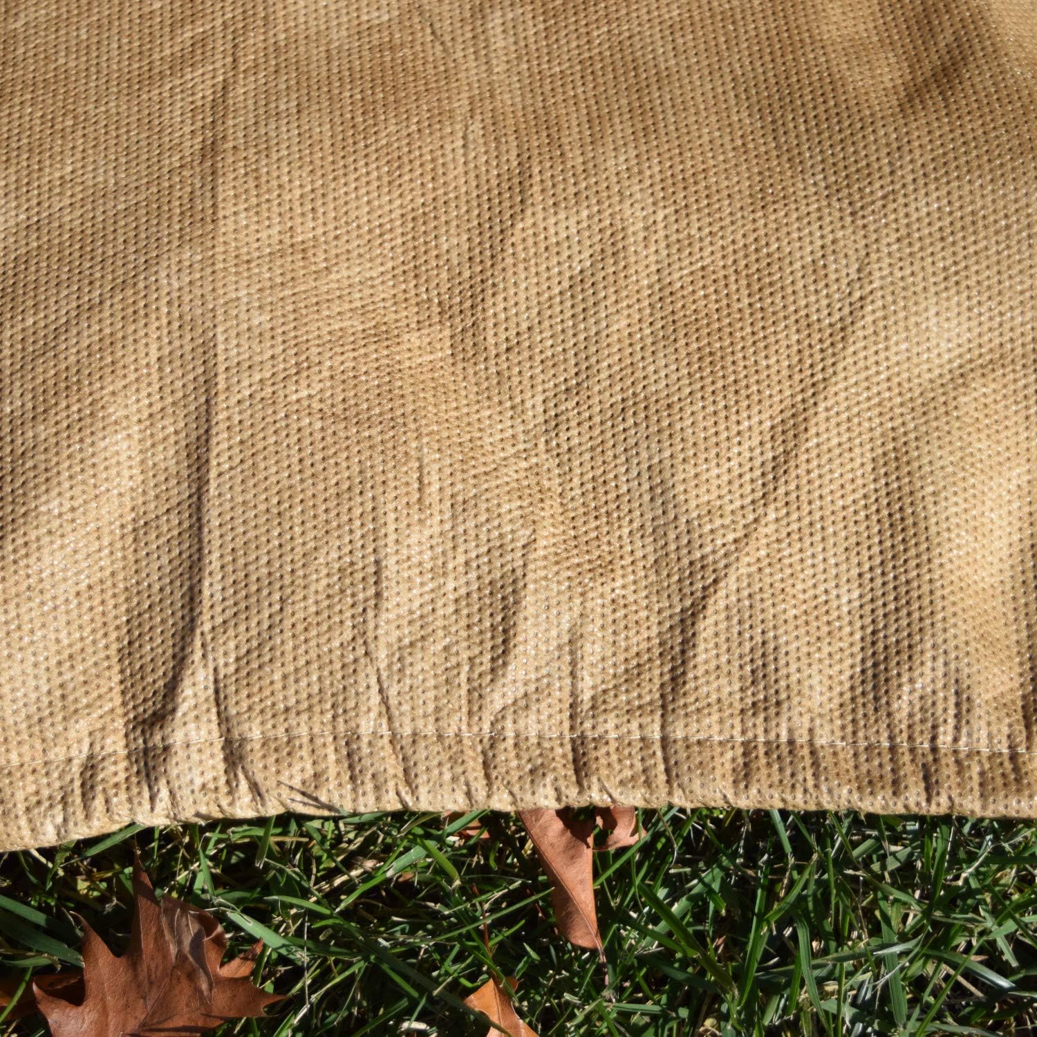 Budge P5A23SF1 All-Seasons Round Patio Table Cover, Large, Tan : Patio Table Covers : Garden & Outdoor