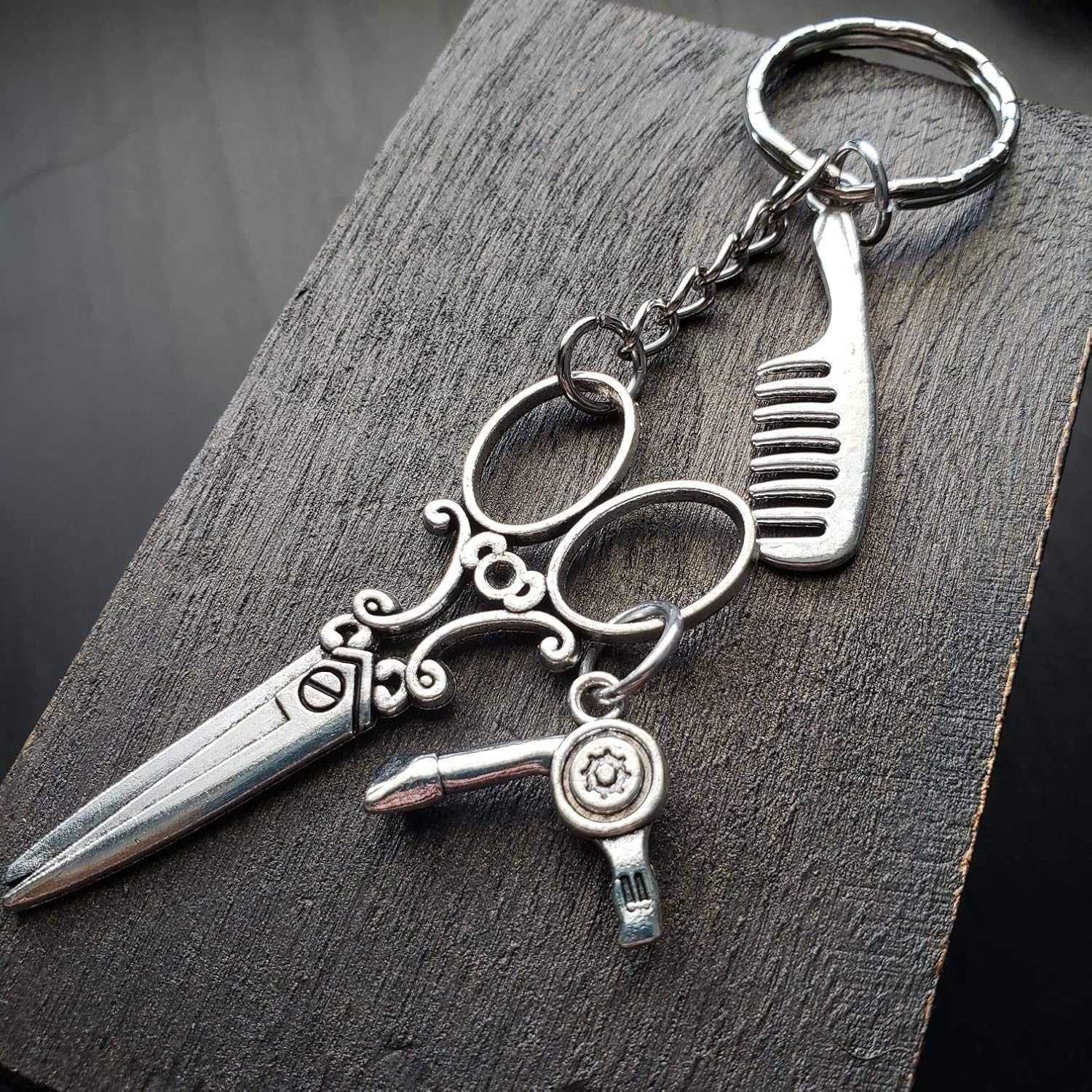 Amazon Com Hairstylist Gift Ideas Scissor Keychain By Arcanum By