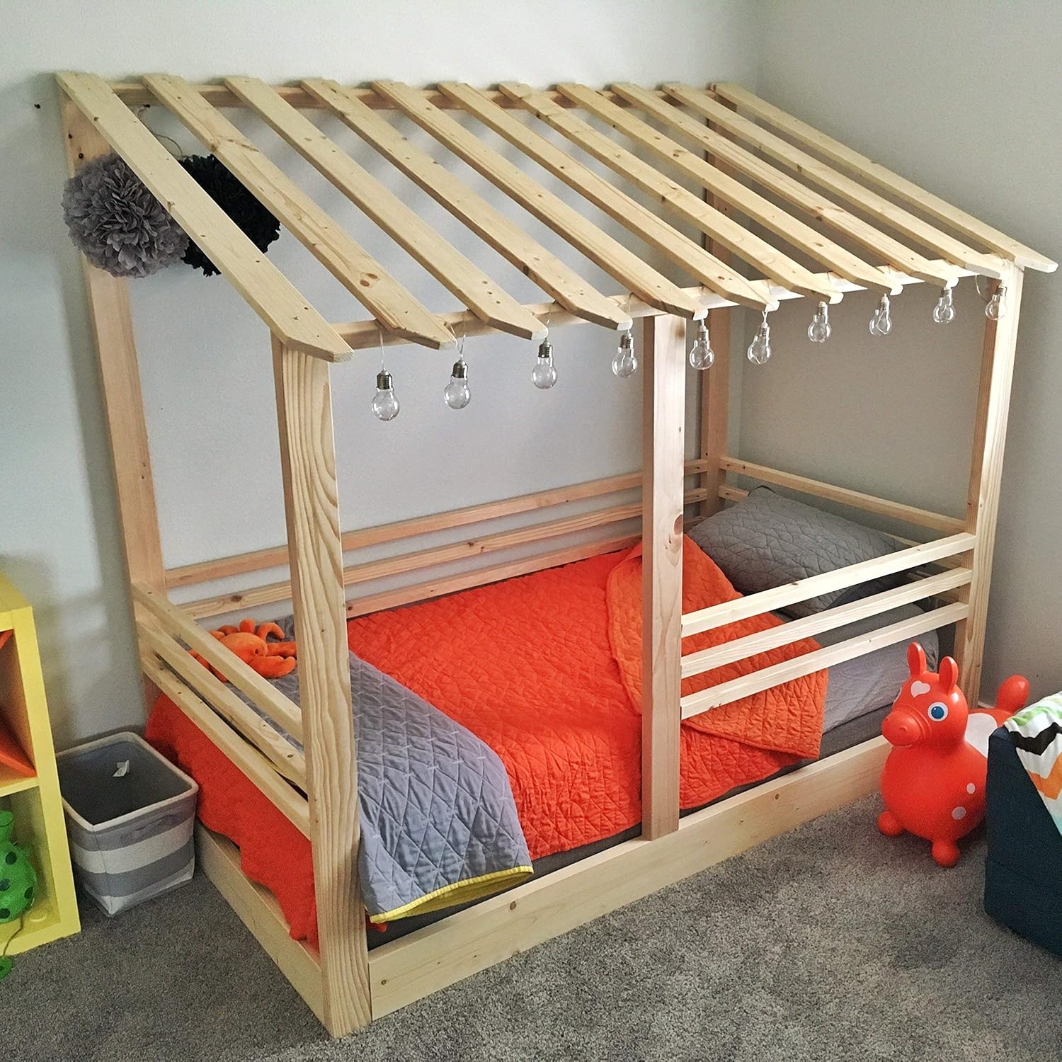 house twin bed frame