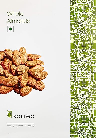 Amazon Brand - Solimo Almonds, 1kg