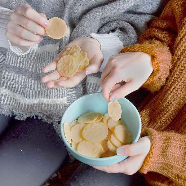 GOOD THINS THREE CHEESE RICE & CHEESE SNACKS GLUTEN FREE CRACKERS, 3.5 OZ