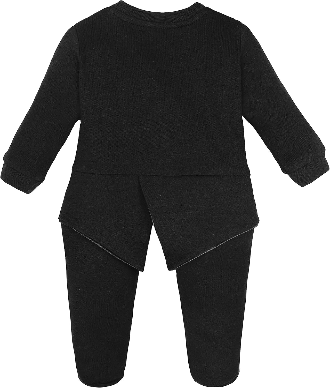 Lilax Baby Boy Gentleman Tuxedo Footie Christmas Holiday Outfit with Bow Tie: Clothing