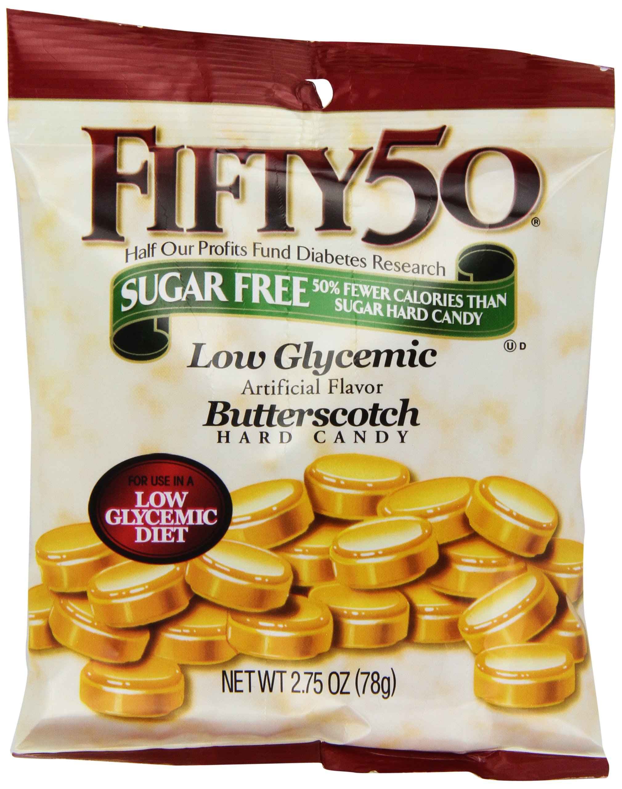 Fifty50 Hard Candy, Assorted Fruit, 2.75