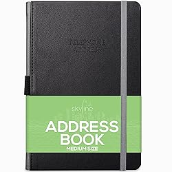 Skyline Address Book with Alphabetical Tabs