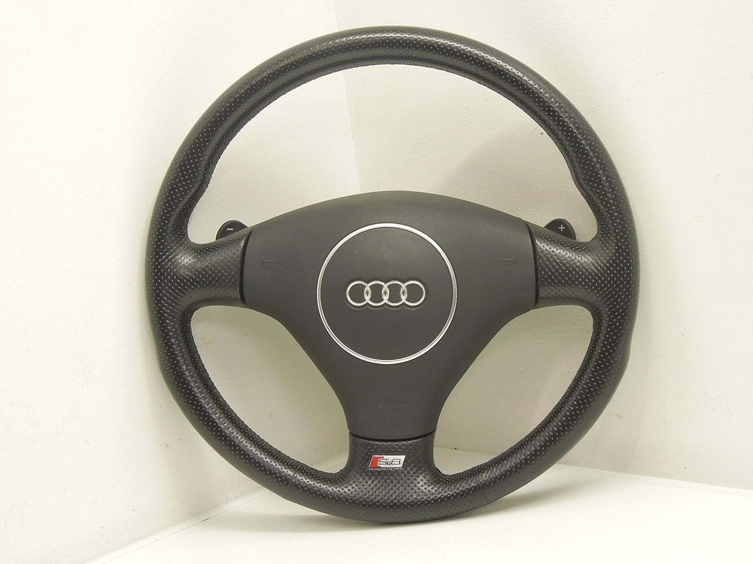 Audi RS6 C5 Perforated Black Leather Tiptronic Steering Wheel Amazon