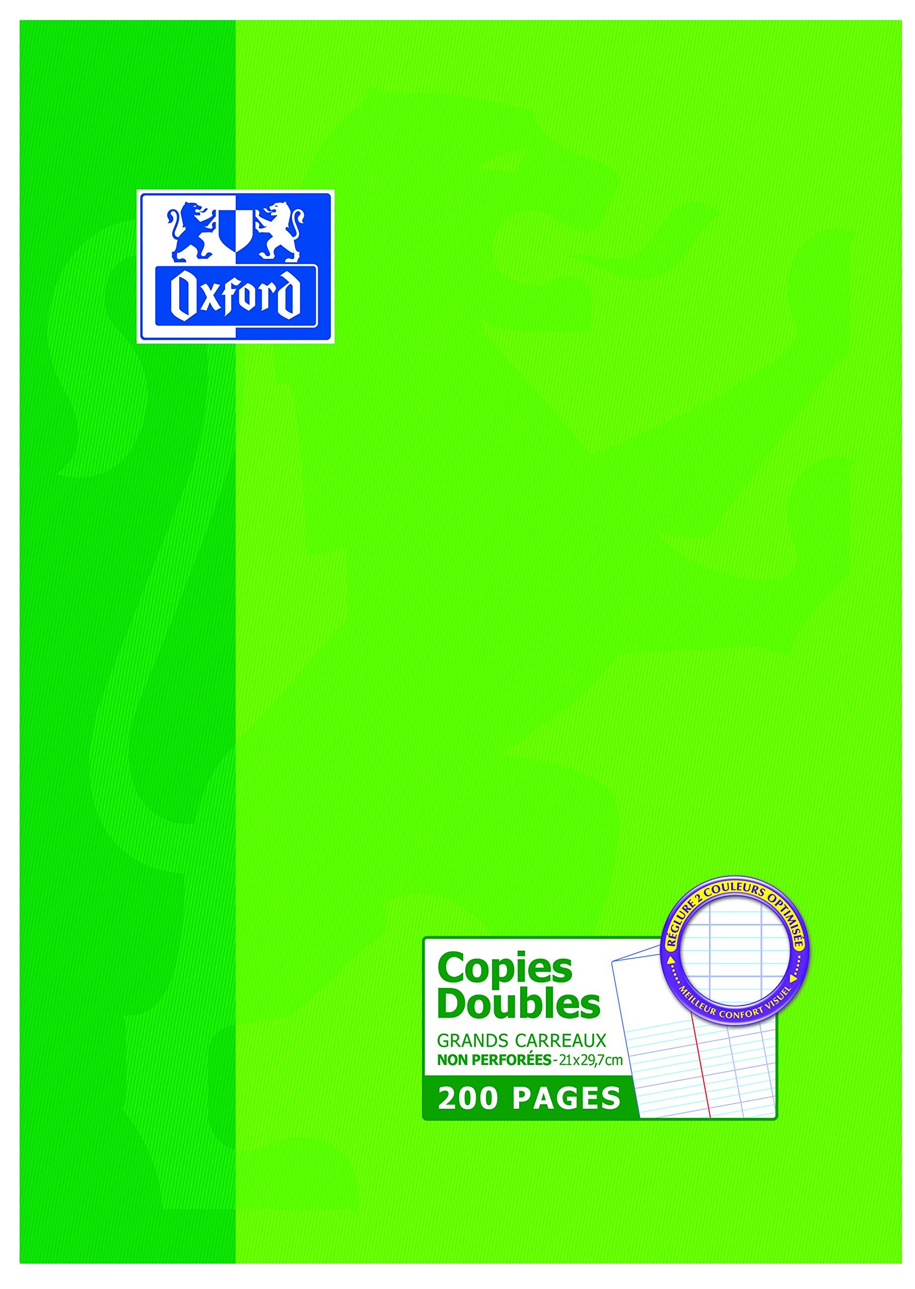Oxford Scolaire A4 Double Sheets Large Squares 200 Pages White