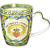Irish Claddagh Ring Bone China Mug - An Irish Gift designed in Galway Ireland