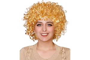 MATISSA Unisex Clown Wig Circus Funny Fancy Party Dress Accessory Afro Stag Do Fun Joker