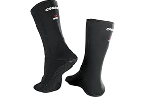 Cressi Anti-Slip Neoprene Socks, Neoprene Snorkeling Diving No-Slip Adult Socks - Cressi: Italian Quality Since 1946