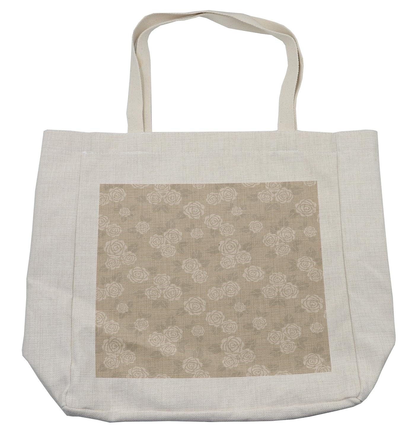 予約販売品 Lunarableクリームショッピングバッグ グラフィックローズbouquets Romantic Cute Spring Blossoms Gentle Gardenストライプ背景 環境にやさしい再利用可能なバッグfor Groceriesビーチ旅行学校 More クリーム B07dgx9yv2 Studioweb Com