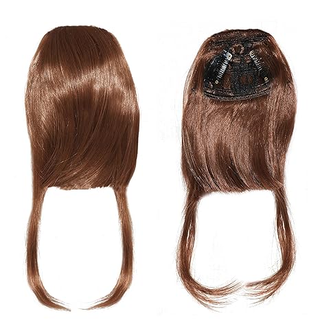 Rapidsflow Synthetic Front Hair Extensions Without Clip Hair Bang