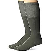 Jefferies Socks Mens Military Ultra-dri Front Cushion Tactical Over the Calf Boot Socks 2 Pack
